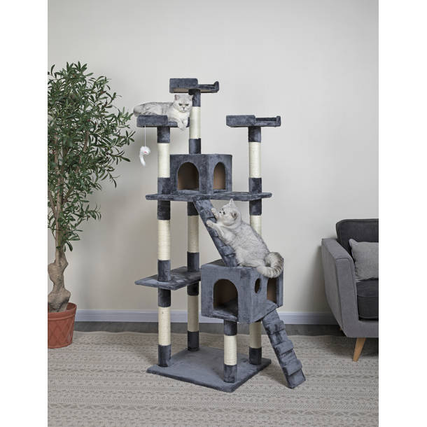 Go Pet Club 106" Cat Tree & Reviews Wayfair Canada